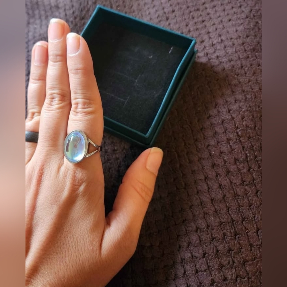 Sterling Silver Moonstone Ring- Brand New In Box!🎁 - Picture 3 of 4